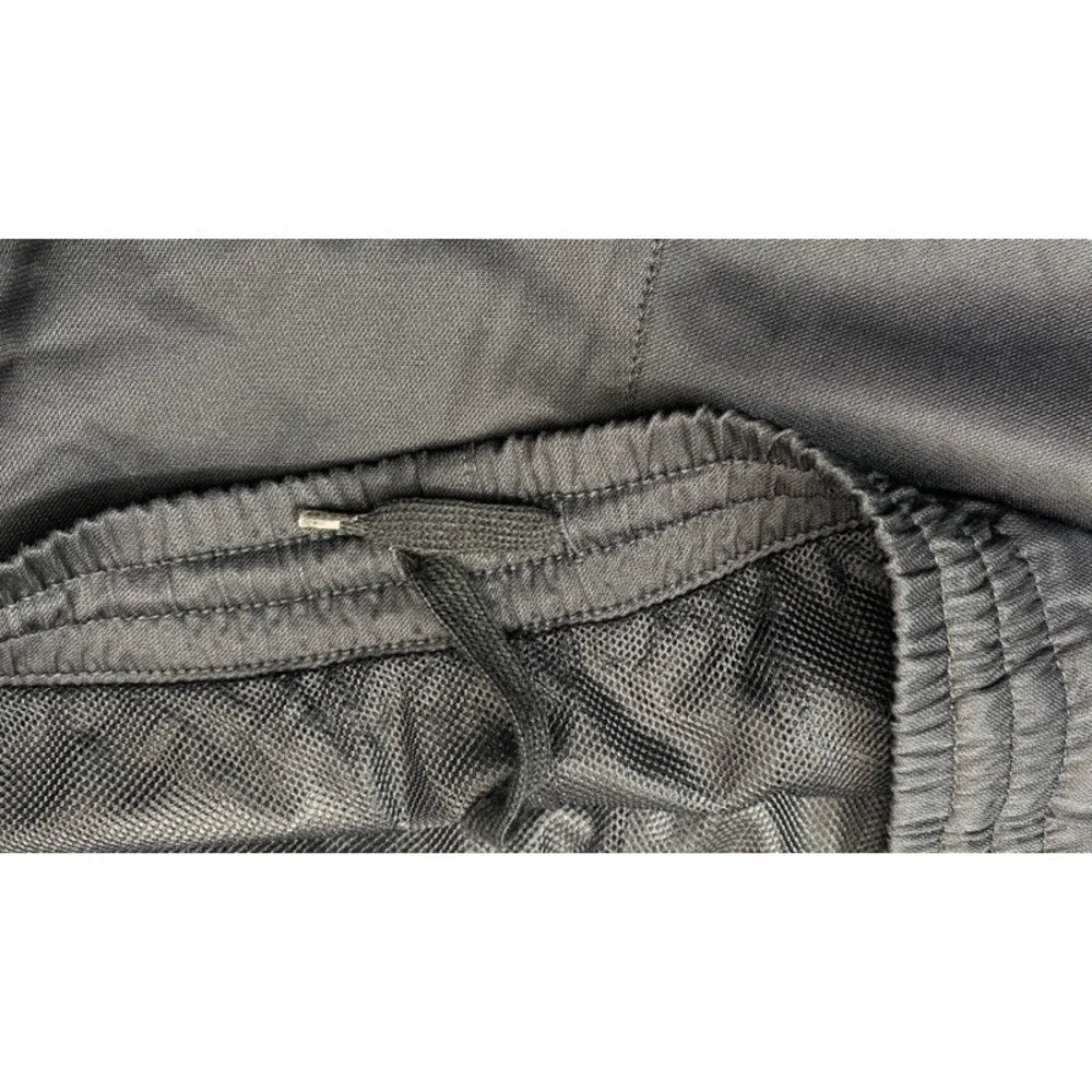 Adidas Track Pants Men M Black White Climalite ClimaProof Mesh Lined Stripes